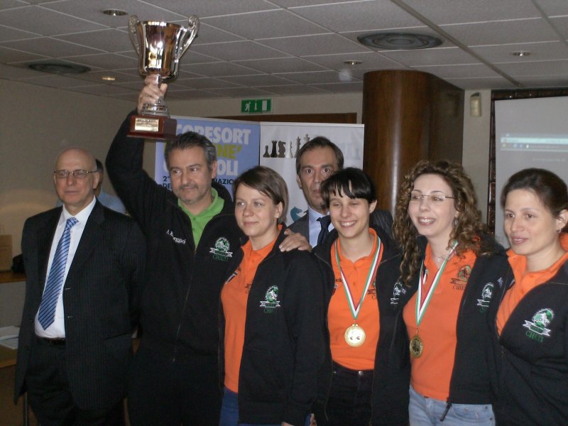 La squadra campionessa italiana femminile.