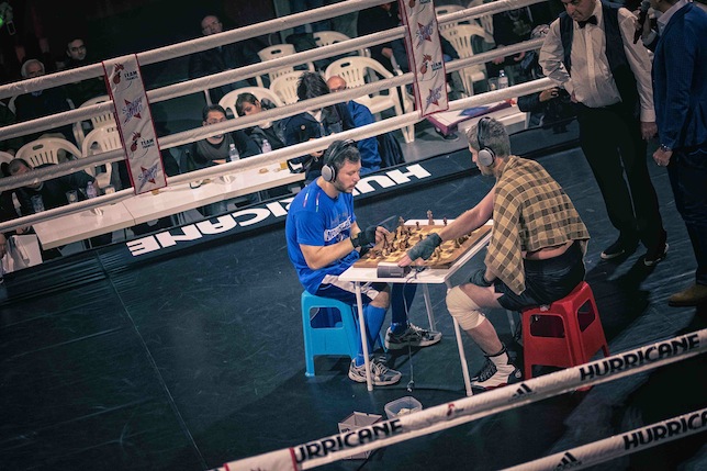 Vladimir Makarov vs Giulio Sanfelice. Foto di SPQeR.