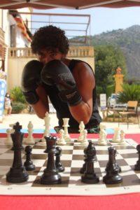 Il chessboxer siciliano Davide